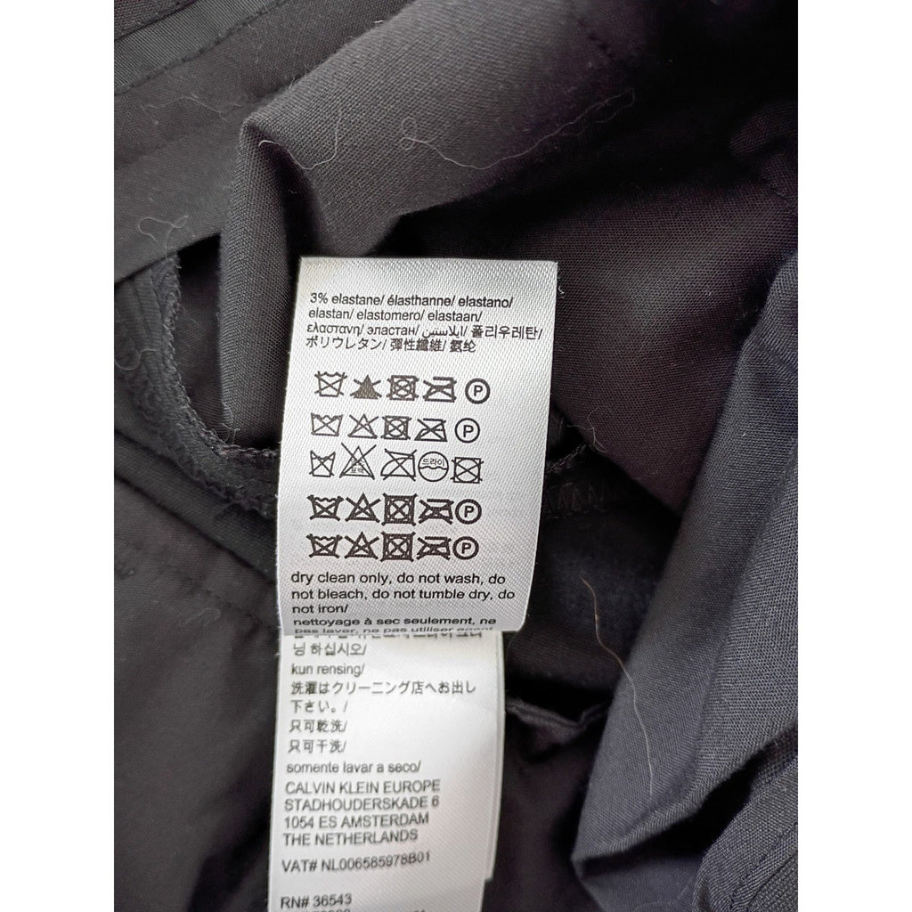 Calvin Klein Infinite Slim Fit Dress Pants Men's 34x32 Black 4-Way Stretch NWOT