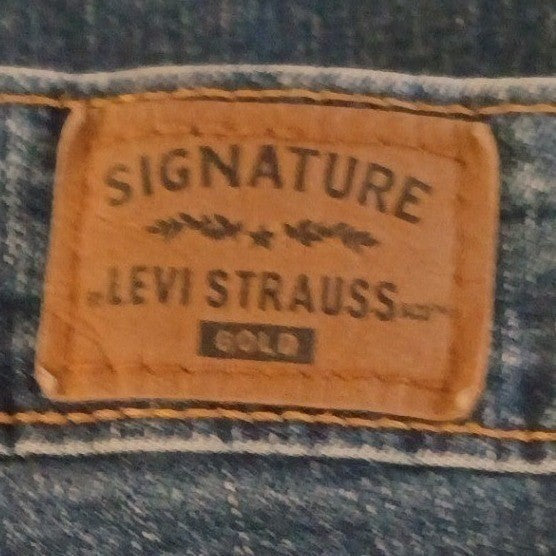 Levi Strauss Signature Gold Tall Bootcut Jeans 27x34 Mid Rise Denim Classic