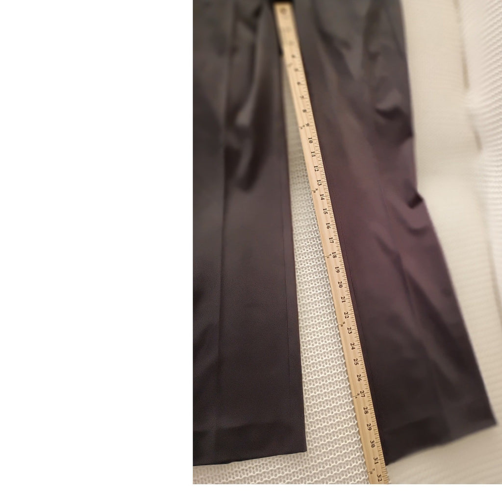 Elie Tahari Black Flare Leg Dress Pants Womens 28 Tailored Career Trousers