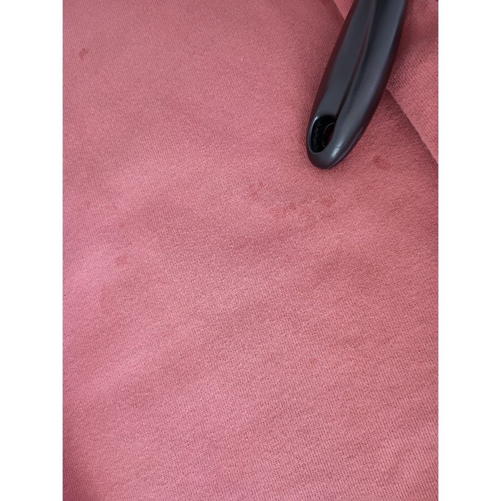 Pact 100% Organic Cotton Raglan Crewneck Sweatshirt Large Terracotta Pink