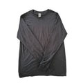 Gildan Heavy Cotton Long Sleeve T Shirt Charcoal Grey Size S Basic Casual Top