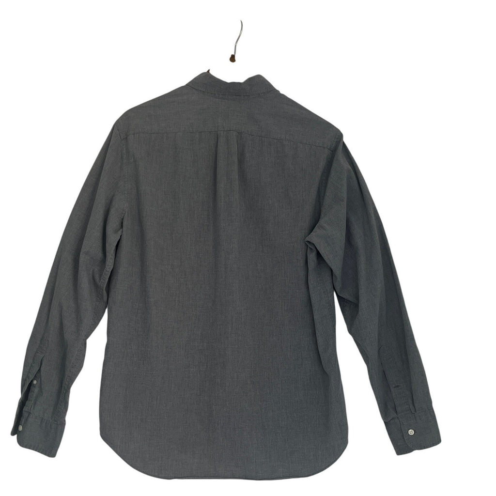 J.Crew Secret Wash Shirt Mens M Classic Fit Gray Stretch Button Down NWOT