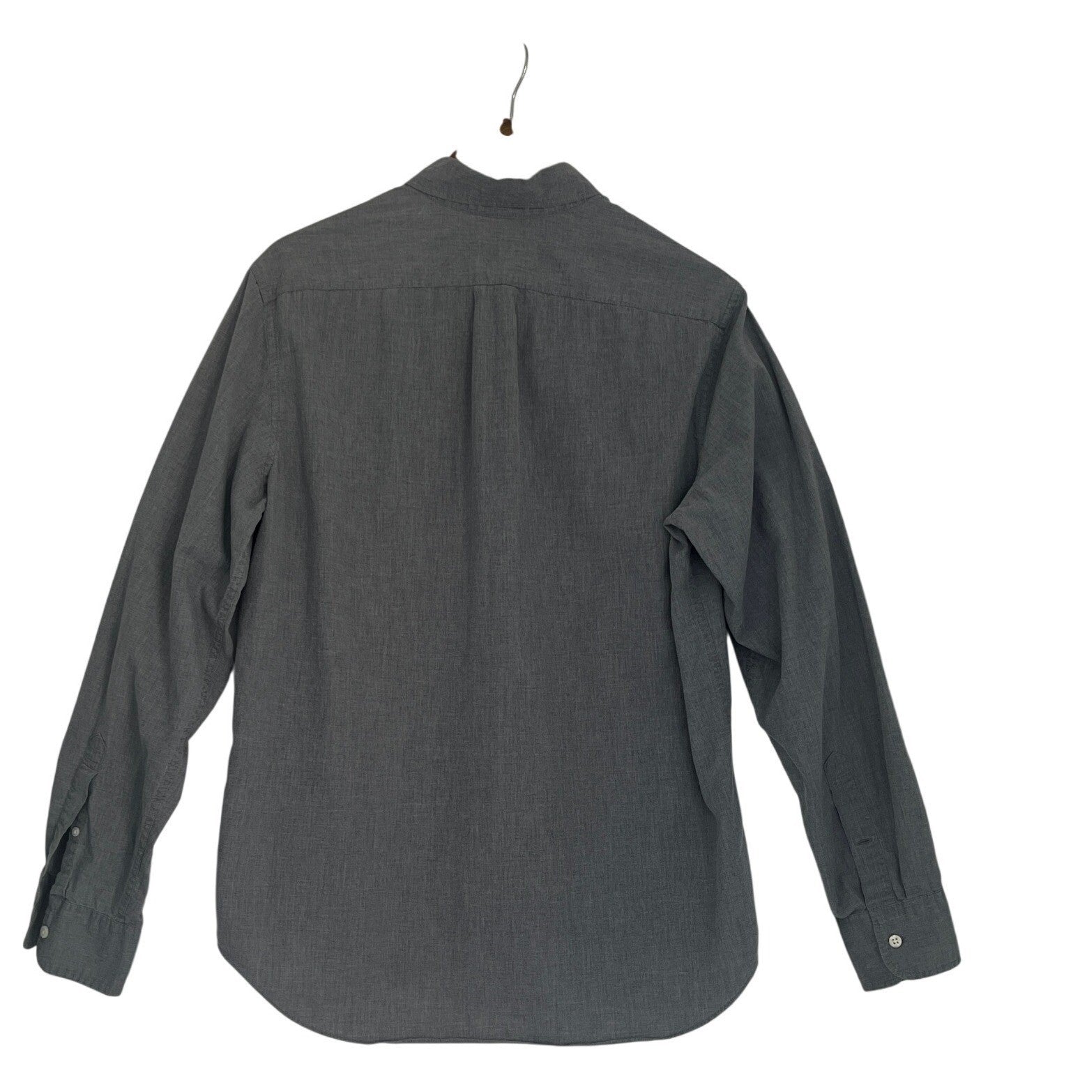 J.Crew Secret Wash Shirt Mens M Classic Fit Gray Stretch Button Down NWOT