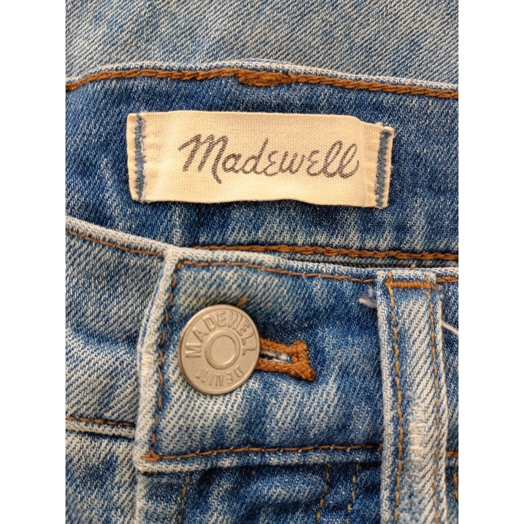 Madewell The Perfect Vintage Jeans Light Wash Distressed Frayed Hem 23x27 NWOT
