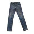 Gap Universal Legging High Rise Skinny Jeans Medium Wash Distressed 28 6R