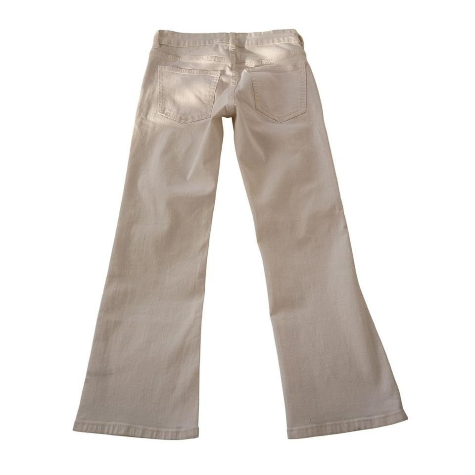 H&M Divided White Bootcut Jeans Women's 26 Cotton Stretch Casual Denim
