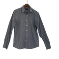 Banana Republic Untucked Fit Gingham Shirt M 100% Cotton Non-Iron Button Down