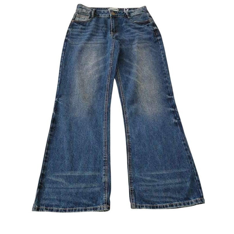 Disclosure High Rise Wide Leg Jeans 31x30 Medium Wash Blue Denim NWOT