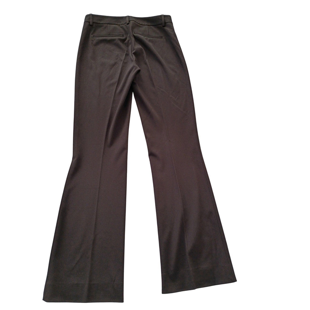 Elie Tahari Black Flare Leg Dress Pants Womens 28 Tailored Career Trousers