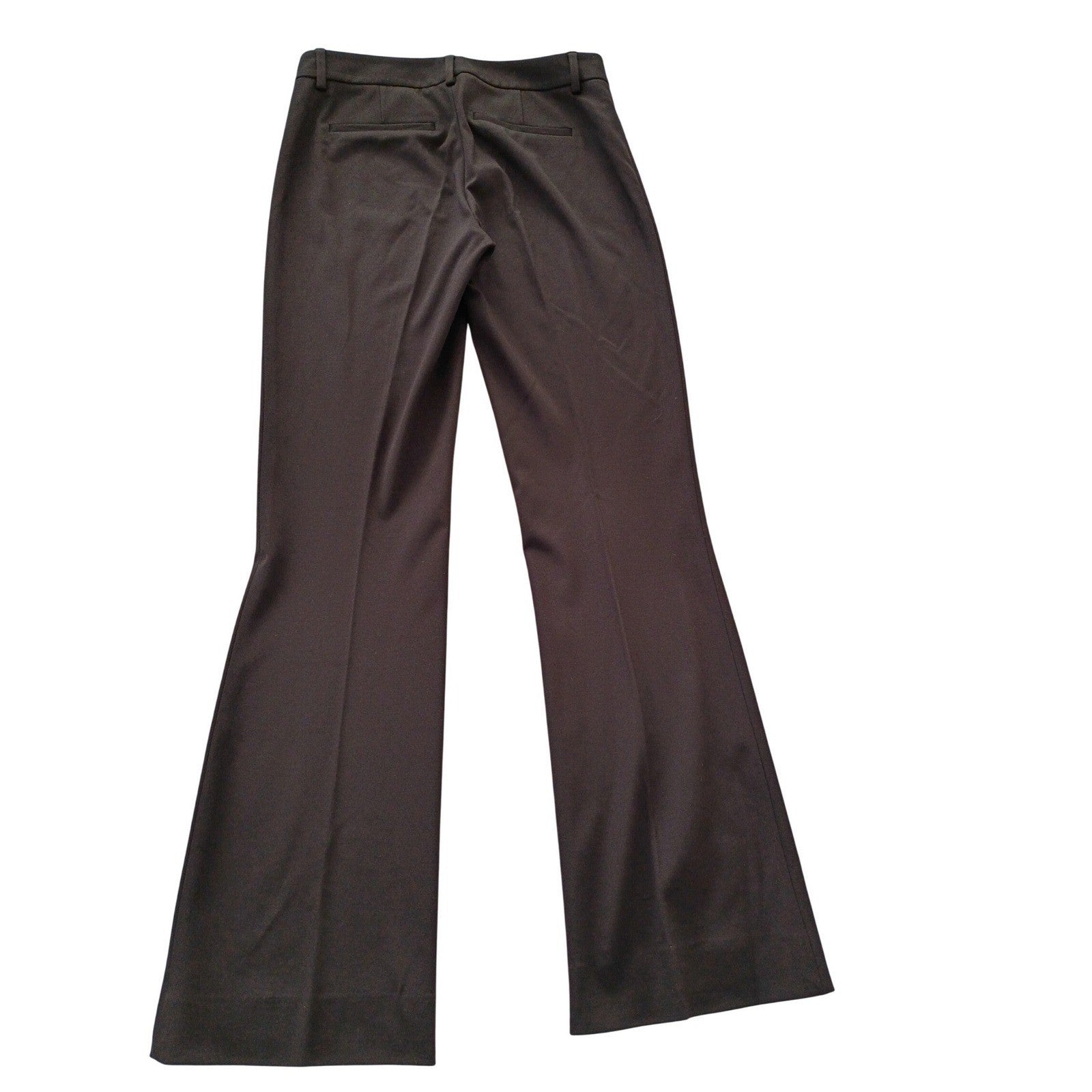 Elie Tahari Black Flare Leg Dress Pants Womens 28 Tailored Career Trousers