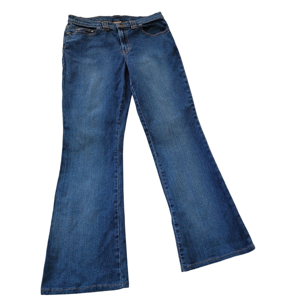 RuffHewn Womens Bootcut Jeans Size 10 30x31 Mid Wash Blue Stretch Denim
