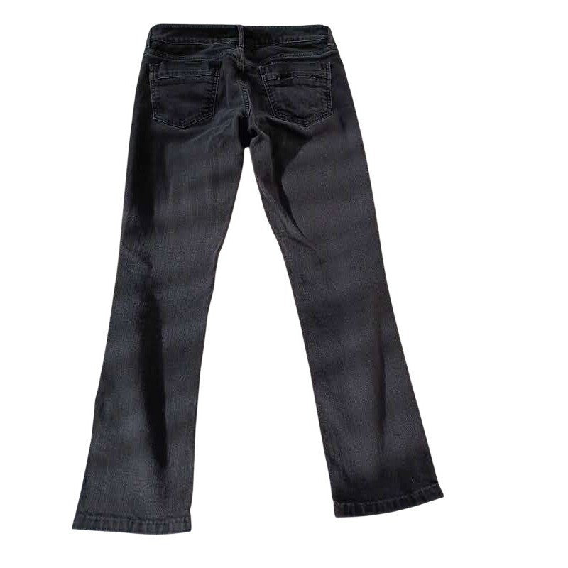 Banana Republic Classic Skinny Jeans Charcoal Gray 28x27 Mid Rise Stretch Denim