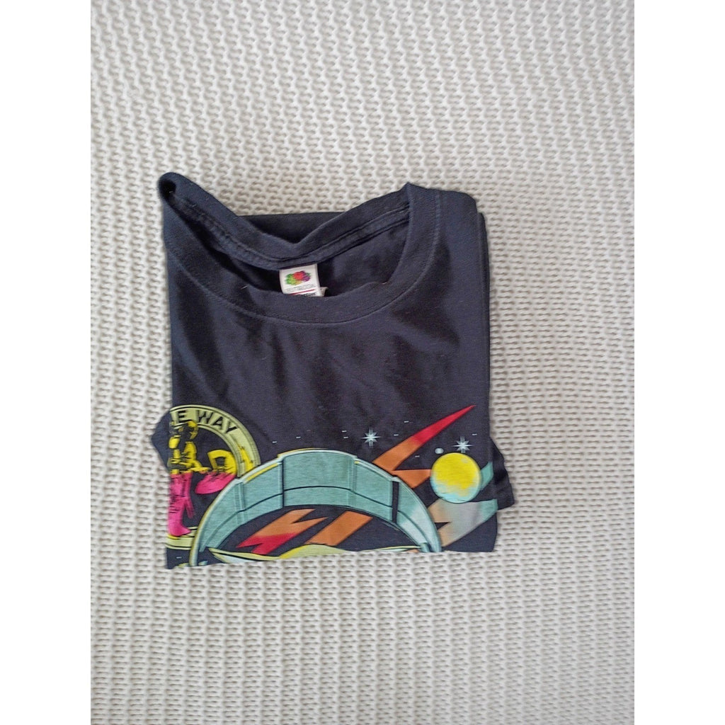 Star Wars Mandalorian Grogu This Is The Way Black 100% Cotton Graphic Tee M/L