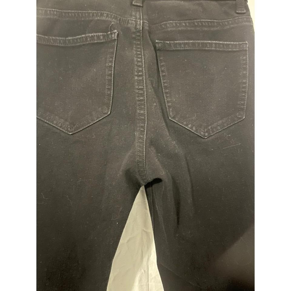 Uniqlo Jeans Womens Black Skinny Tapered High Rise Ultra Stretch Pants 26