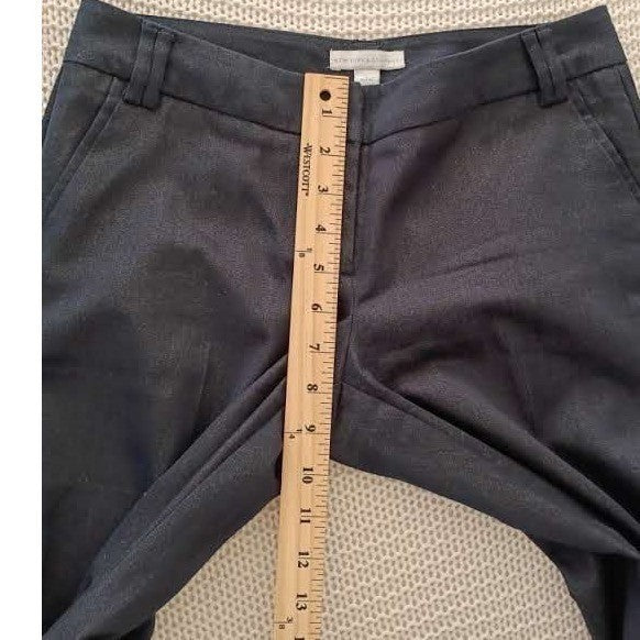 New York & Company Bootcut Dress Pants Black Cotton Blend Womens 2P 28x28 NWOT