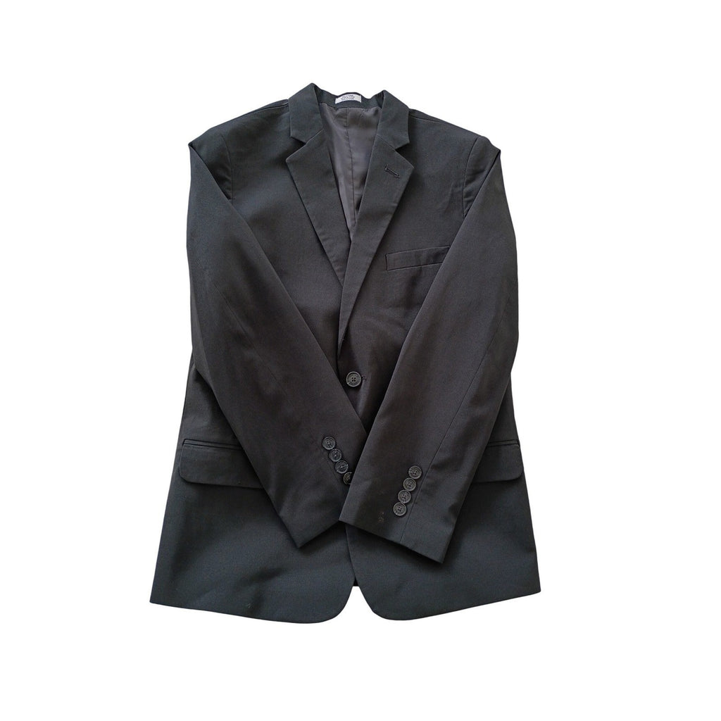 Calvin Klein Boys 12 Charcoal Gray Blazer Suit Jacket Formal Wedding