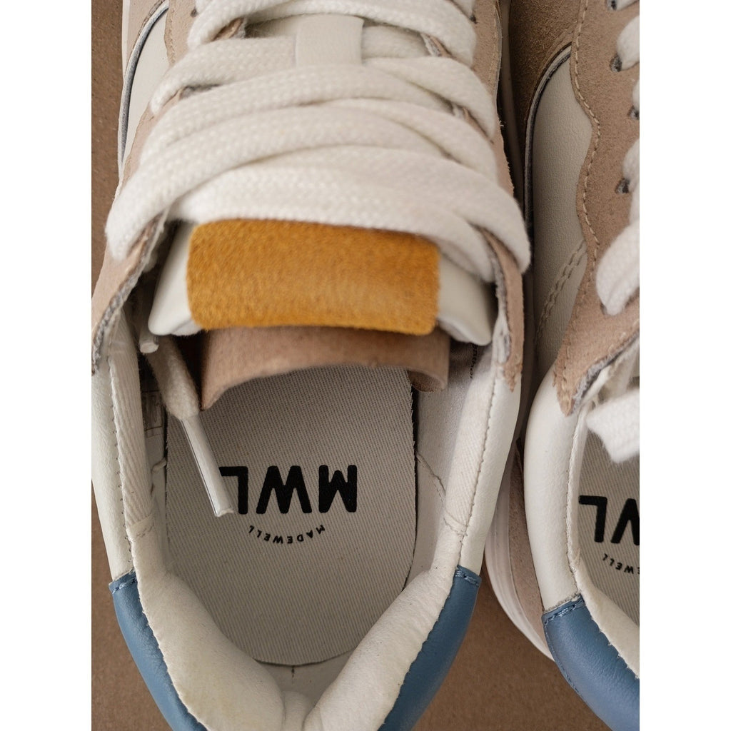 NWT Madewell MWL Court Sneakers Leather Nubuck Suede Tranquil Lake Womens 7