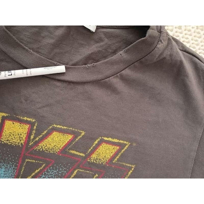 Kiss Band Daydreamer Graphic T Shirt Gray Retro Rock Concert Tee Rock Classic