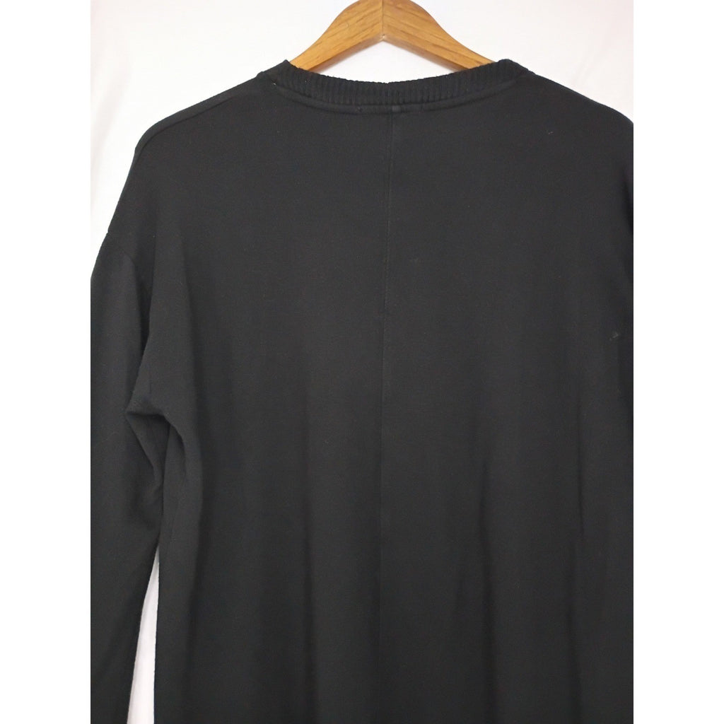 Splendid Collection Black Long Sleeve Crew Neck Knit Sweater Top Womens Medium