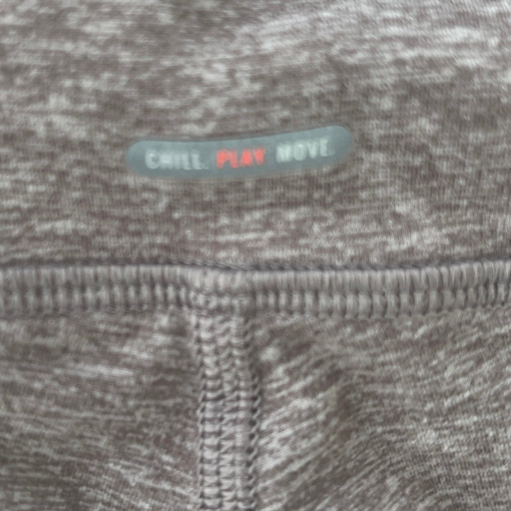 Aerie Chill Play Move High Waisted Space Dye Leggings Heathered Brown M NWOT