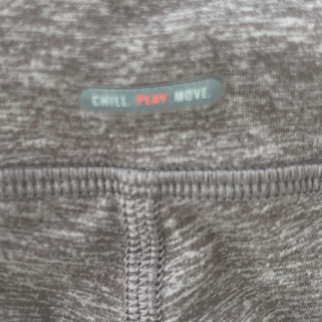 Aerie Chill Play Move High Waisted Space Dye Leggings Heathered Brown M NWOT