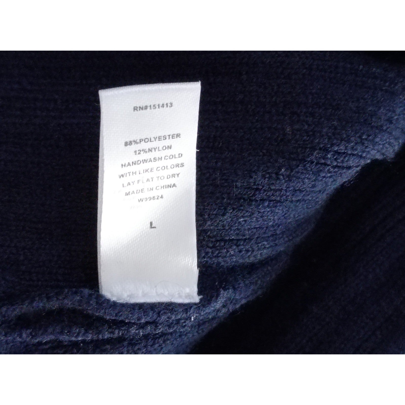Coastal Grandma Navy Striped Ribbed Tie Waist Long Cardigan William B