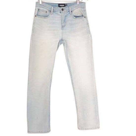 RSQ Mens Slim Straight Jeans Light Wash 29x30 Skate Streetwear Minimalist Y2K