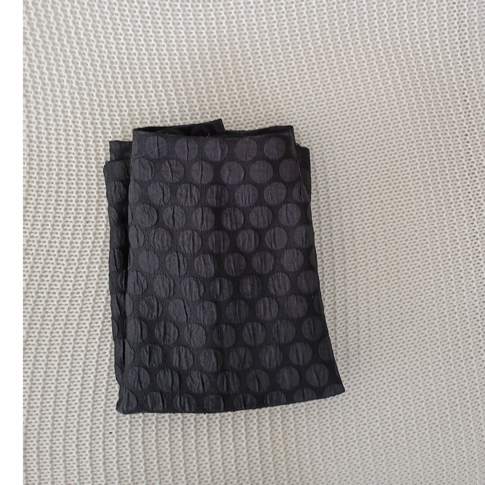 Maeve Anthropologie Black Textured Polka Dot Jacquard Pencil Skirt Medium 8