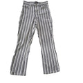 Urban Outfitters BDG Coastal Striped High Rise Straight Cropped Jeans 24