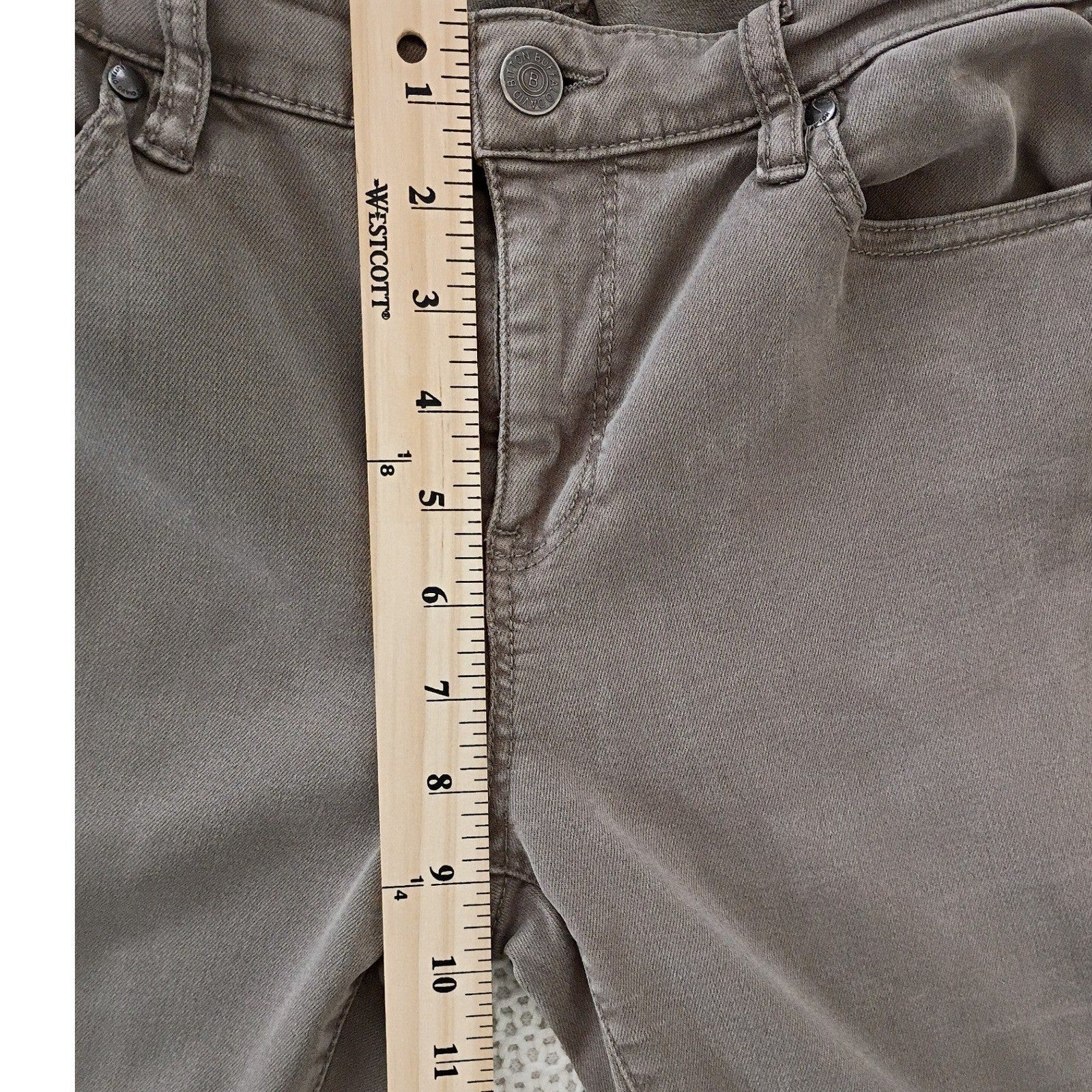 Y2K Straight Leg Jeans Tan Vintage 28x26 Buffalo David Bitton Classic