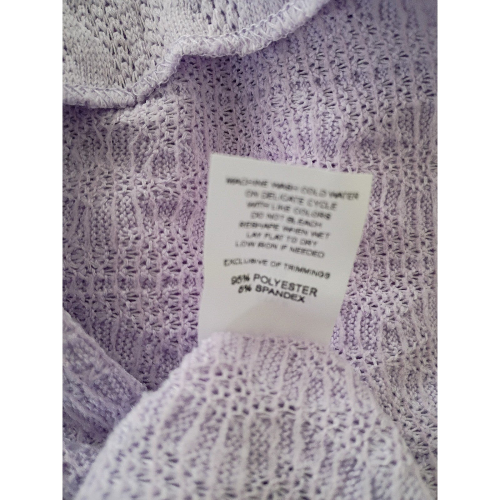 ANTISTAR  NWT Lavender Y2K Fairy Babydoll Cozy Cropped Knit Top Size S Trendy