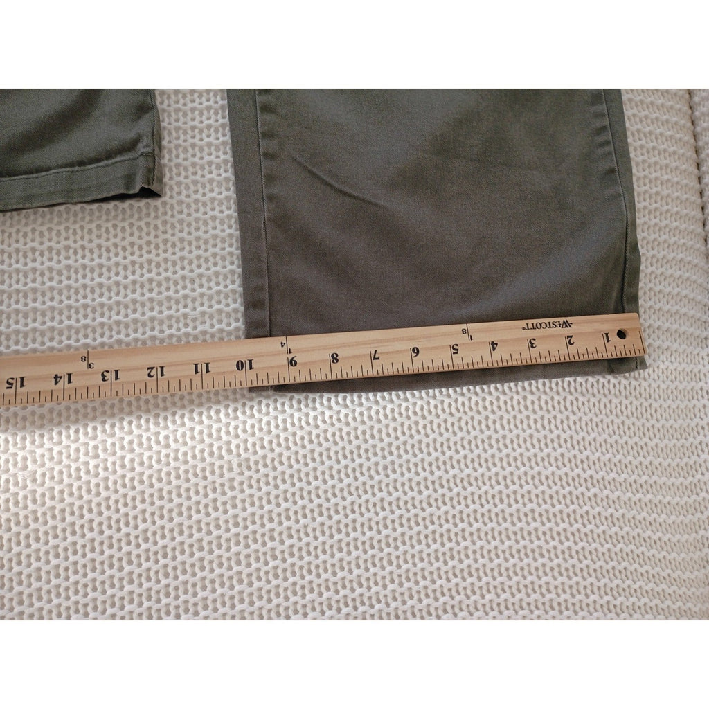 Wild Fable Y2K Olive Cargo Pants Wide Leg High Rise Stretch Twill Small NWOT