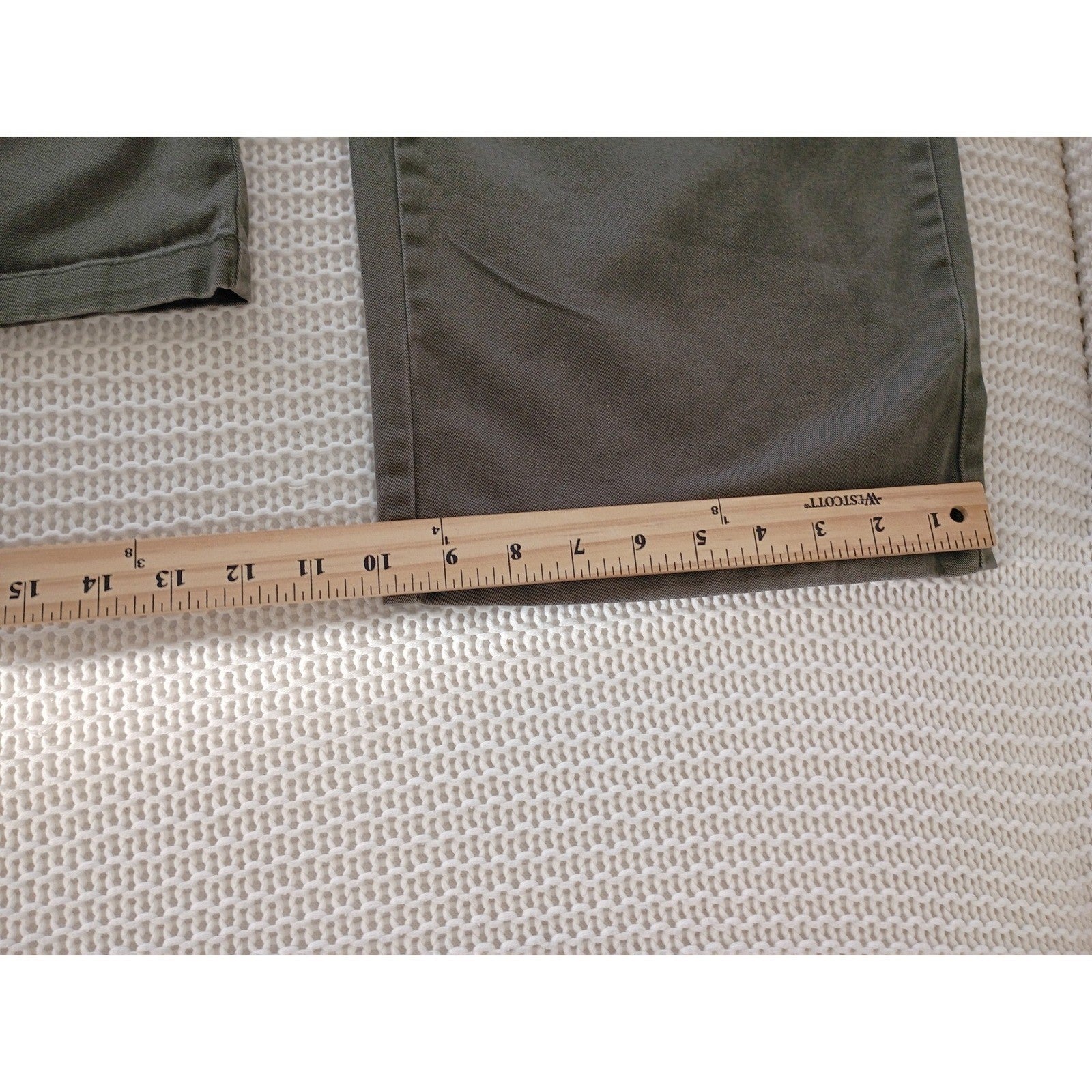 Wild Fable Y2K Olive Cargo Pants Wide Leg High Rise Stretch Twill Small NWOT