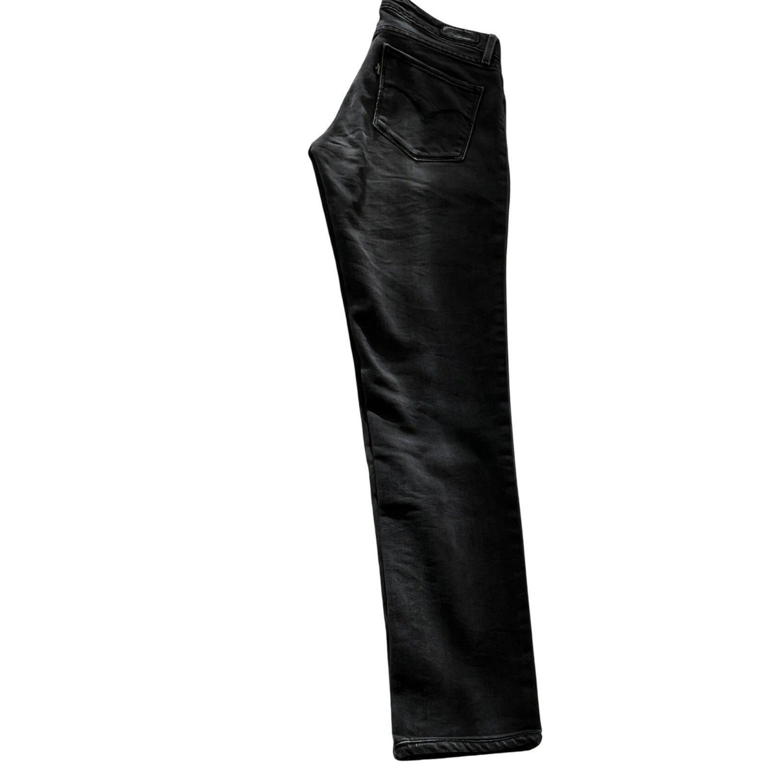 Levi's 711 Skinny Jeans Black Denim Women's Size 23x28