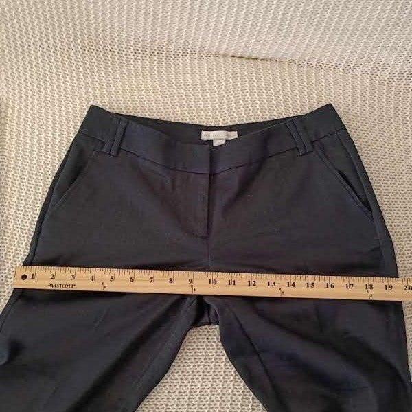 New York & Company Bootcut Dress Pants Black Cotton Blend Womens 2P 28x28 NWOT