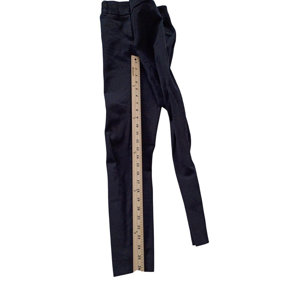 New York Company Black Stretch Pants Size 0 Tailored Fit Ankle Length