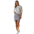 ARITZIA Sunday Best Lavender Viscose Knit Midi Skirt NWOT M Soft Feminine Chic