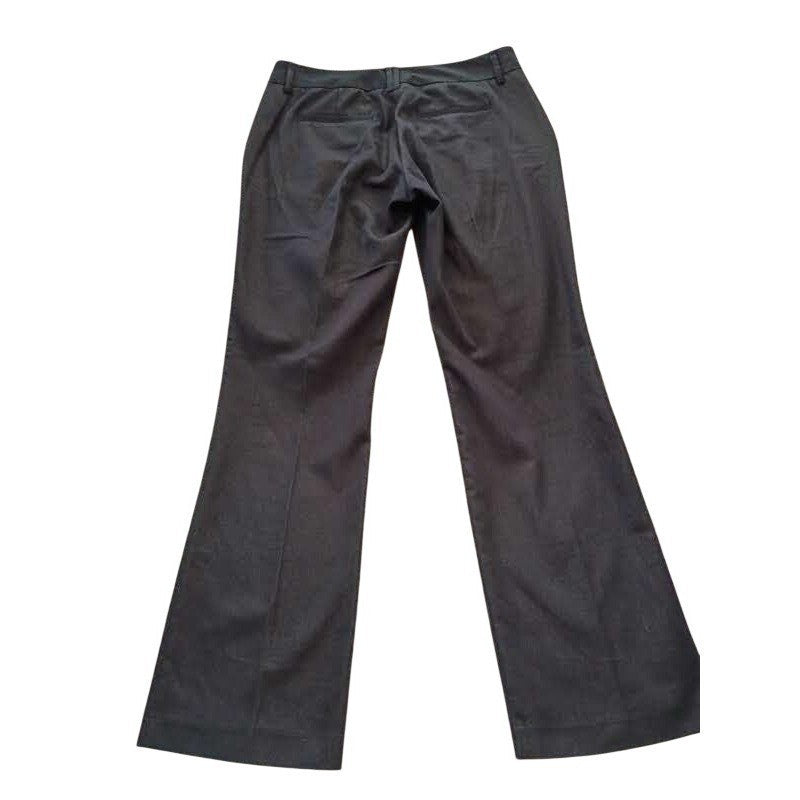 New York & Company Bootcut Dress Pants Black Cotton Blend Womens 2P 28x28 NWOT