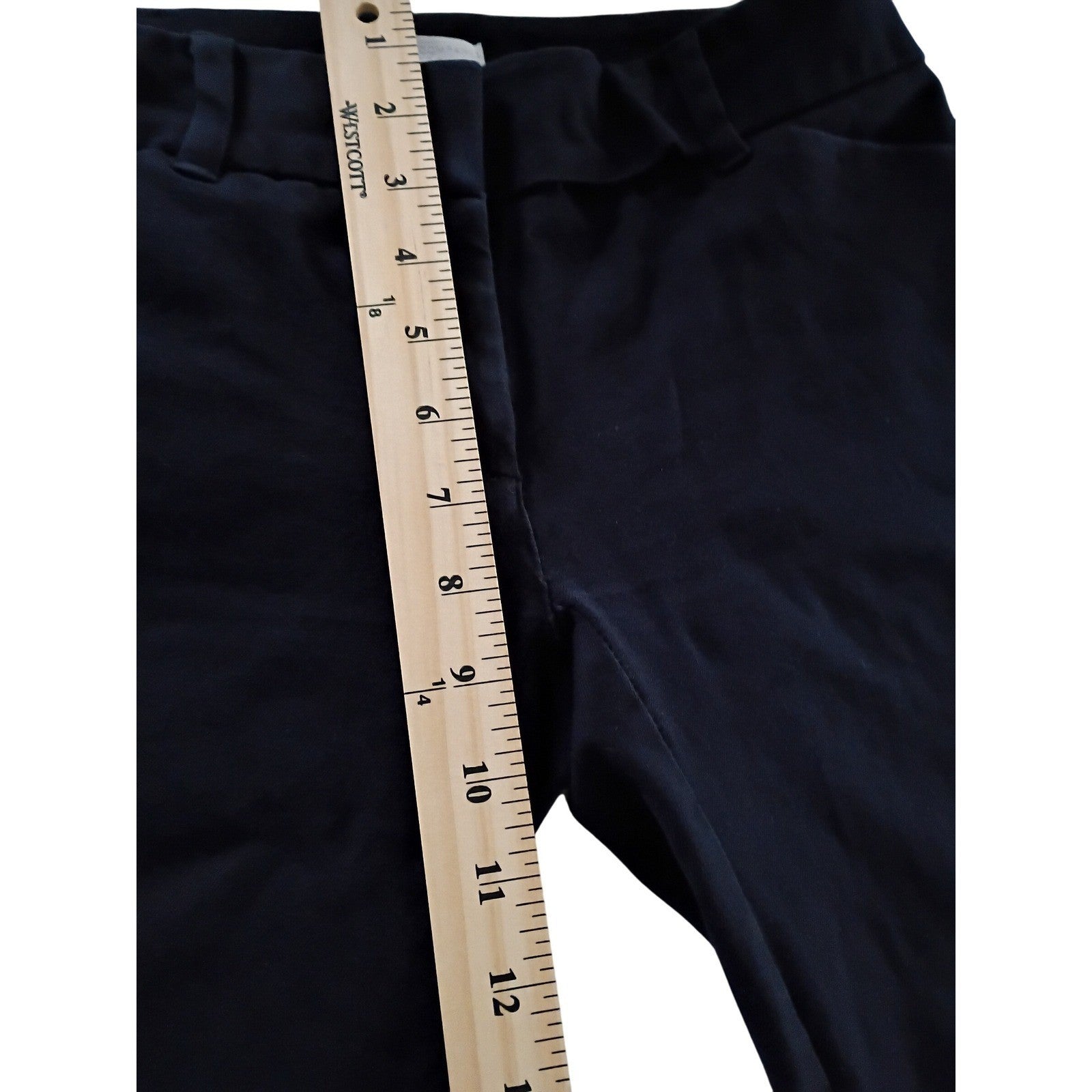 New York Company Black Stretch Pants Size 0 Tailored Fit Ankle Length