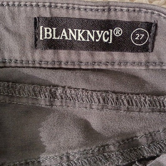 BLANKNYC Grey Cargo Pants Skinny Utility Biker Streetwear 27x28