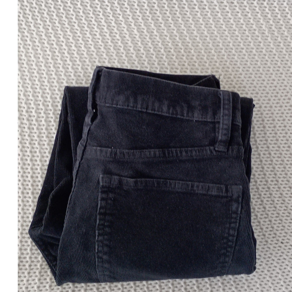 J.Crew Re-Imagined Navy Corduroy Slim Straight Pants 26Tx30 Tall Girl Fit NWOT
