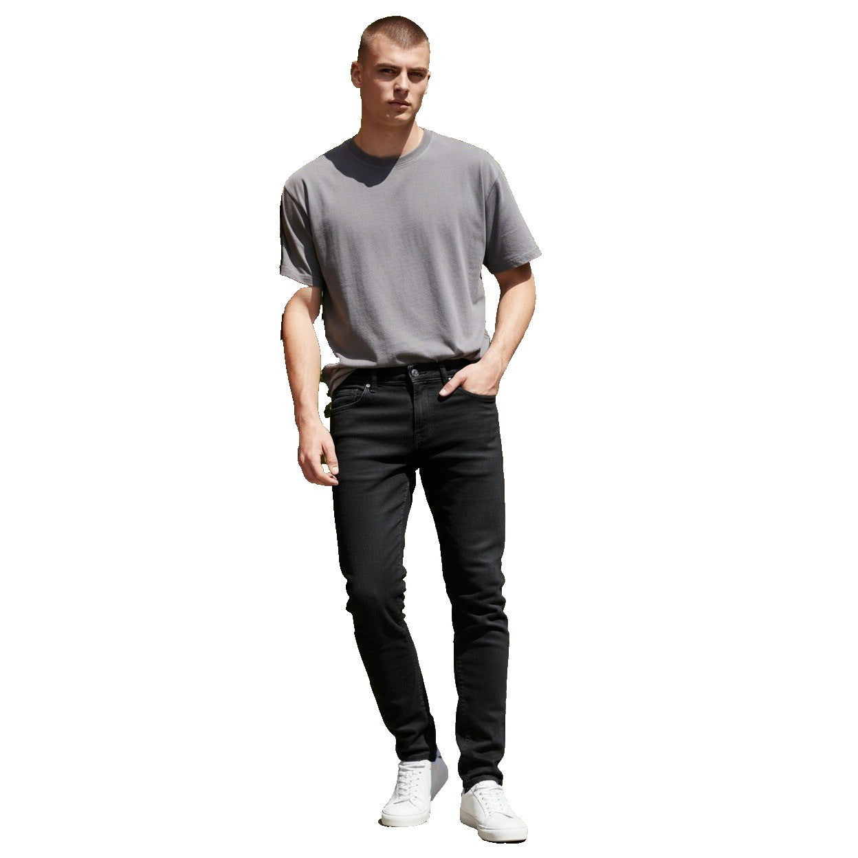 ASOS DESIGN Men's Straight Leg Black Denim Jeans W32 L30 Classic Minimalist 90s
