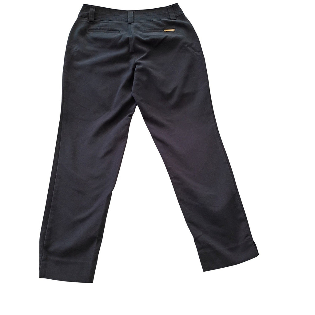Jones New York Signature Dress Pants Navy Straight Stretch W28-29 NWOT