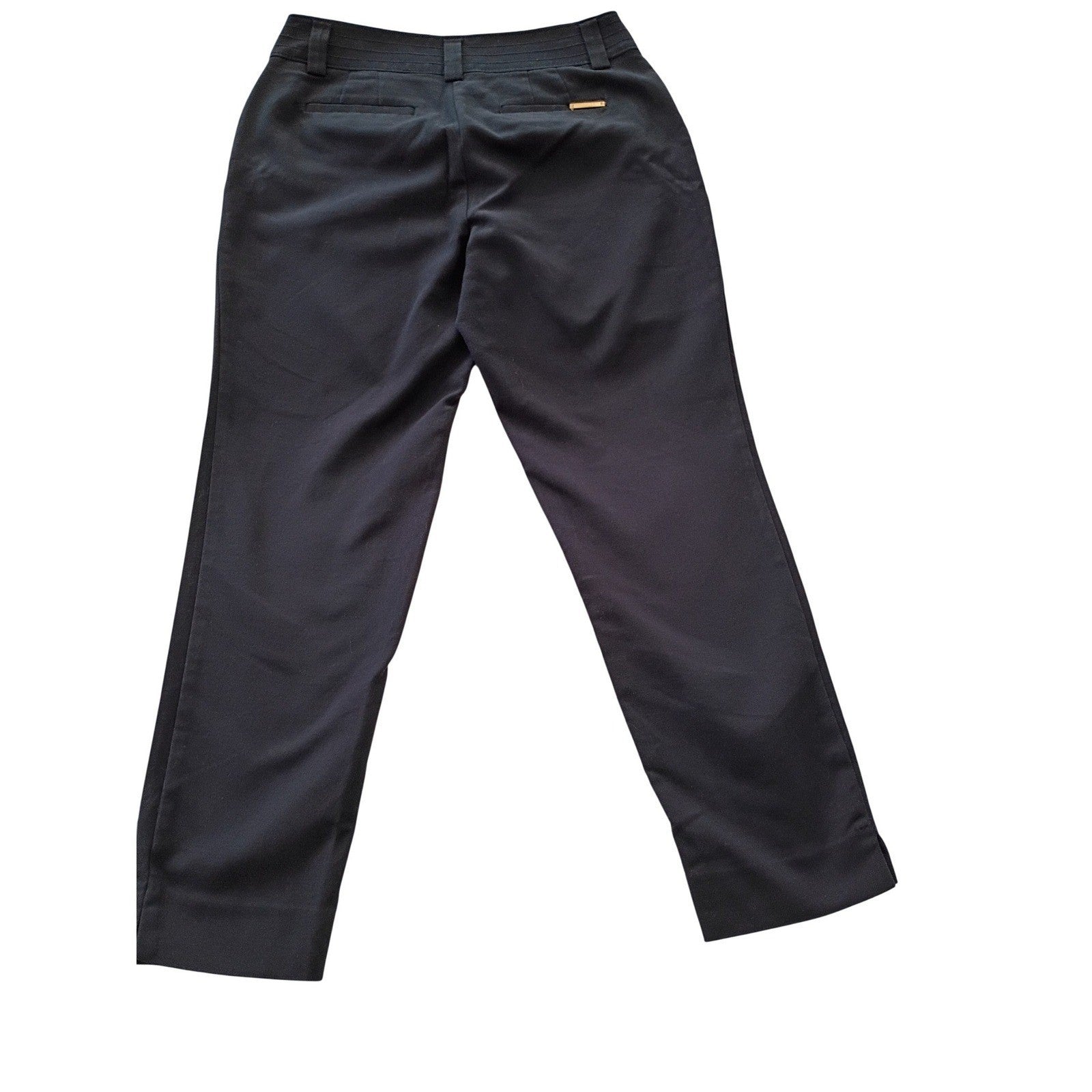 Jones New York Signature Dress Pants Navy Straight Stretch W28-29 NWOT