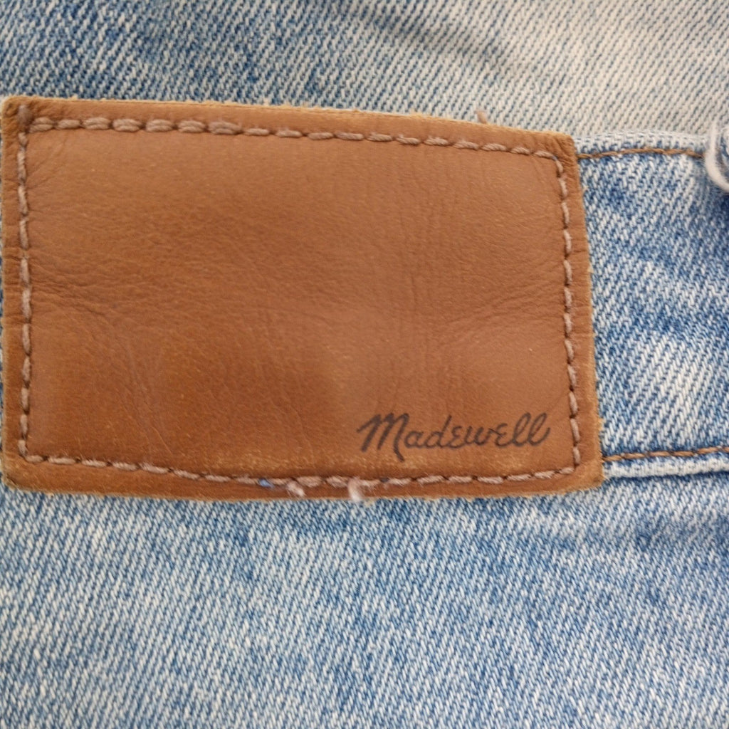 Madewell The Perfect Vintage Jeans Light Wash Distressed Frayed Hem 23x27 NWOT
