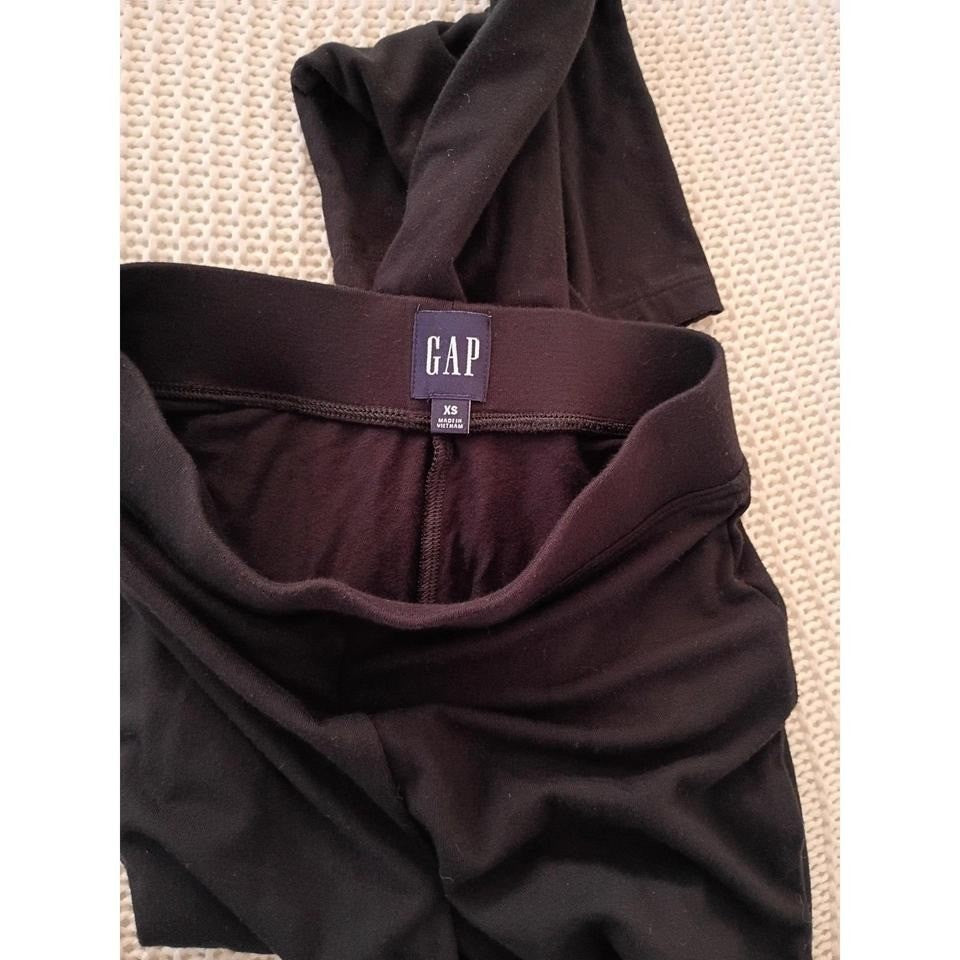 GAP Black Basic Comfortable Elastic Waist Leggings Activewear Pants  Size XS