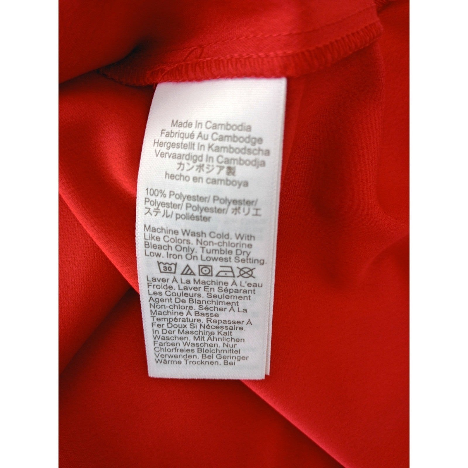J.Crew NWT Red Short Sleeve Blouse Keyhole Back Top M Classic Minimalist $70