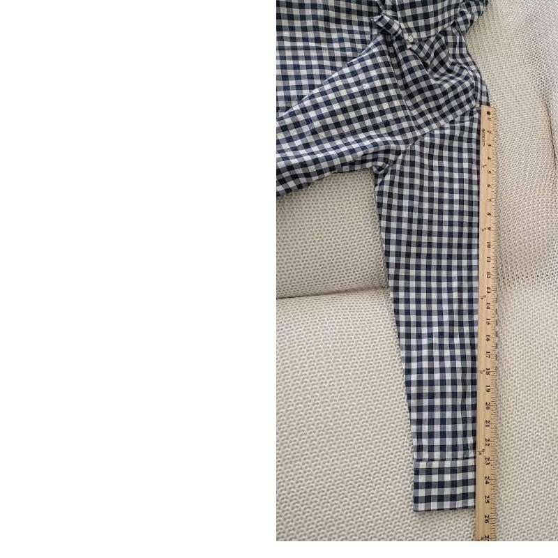 J.McLaughlin NWT Collis Shirt Navy White Gingham Check Button Down Casual Mens M