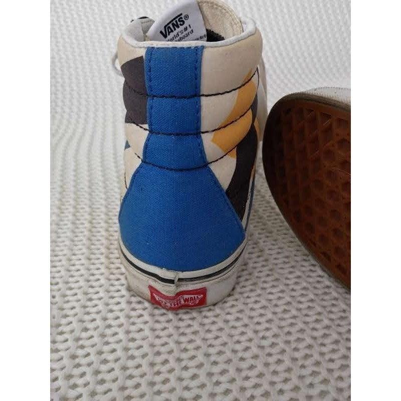 Vans Sk8-Hi MoMA Museum of Modern Art Multi Color Sneakers Women's 7 NWOT $90