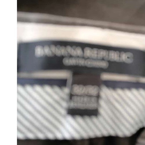 Banana Republic Gavin Chino Pants Mens 32x32 Flat Front Khaki Casual-100% Cotton